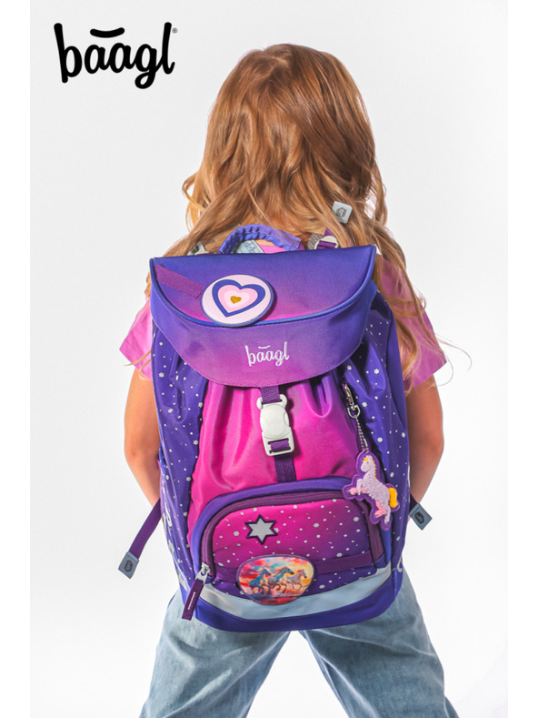 BAAGL  BAAGL Schulrucksack Airy Pferde Herz