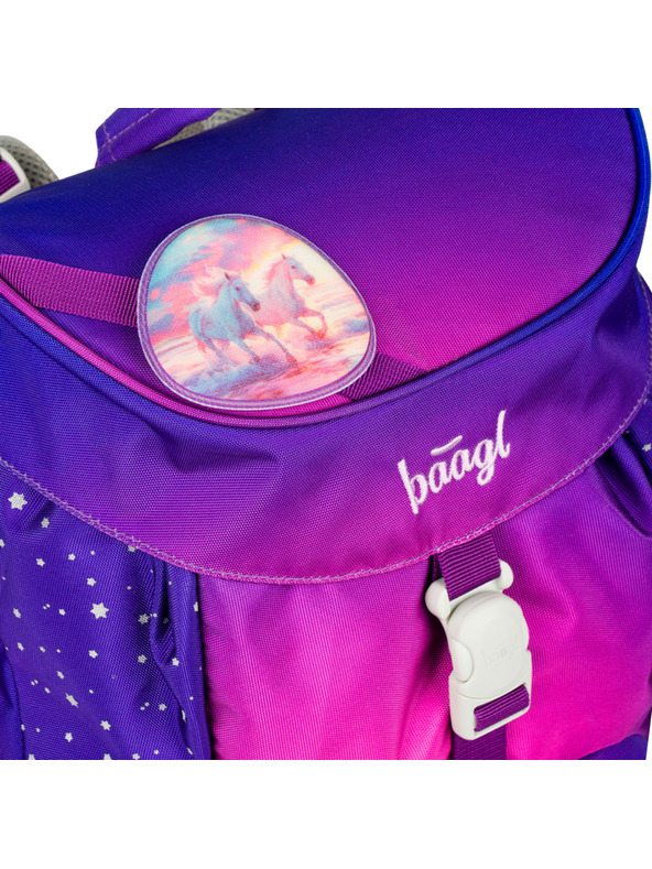 BAAGL  BAAGL Schulrucksack Airy Pferde Herz