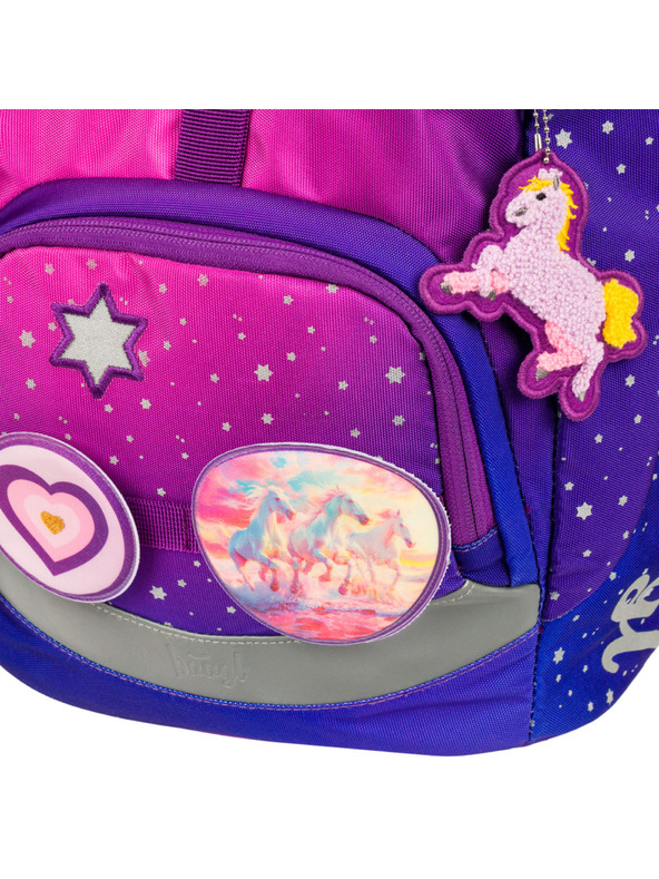 BAAGL  BAAGL Schulrucksack Airy Pferde Herz