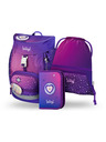 BAAGL  BAAGL SET 3 AIRY Pferde Herz: Rucksack, Federmäppchen, Beutel