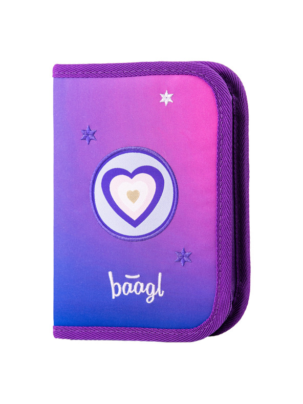 BAAGL  BAAGL SET 3 AIRY Pferde Herz: Rucksack, Federmäppchen, Beutel