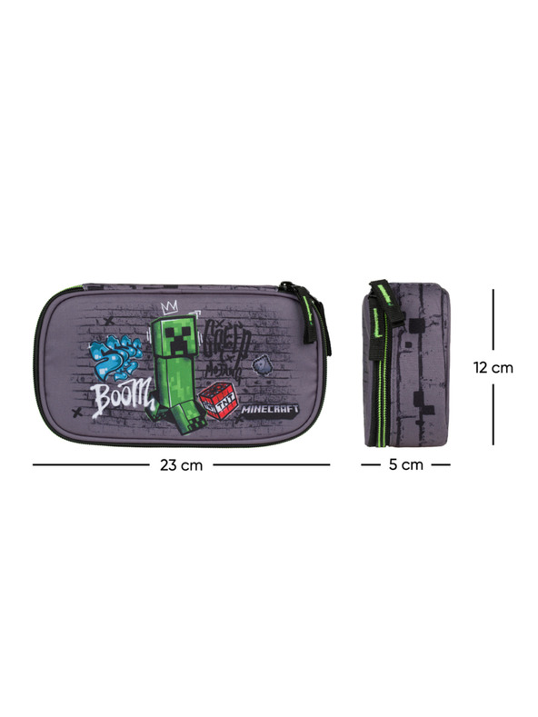 BAAGL  BAAGL SET 3 Skate Minecraft TNT: Rucksack, Etui, Beutel