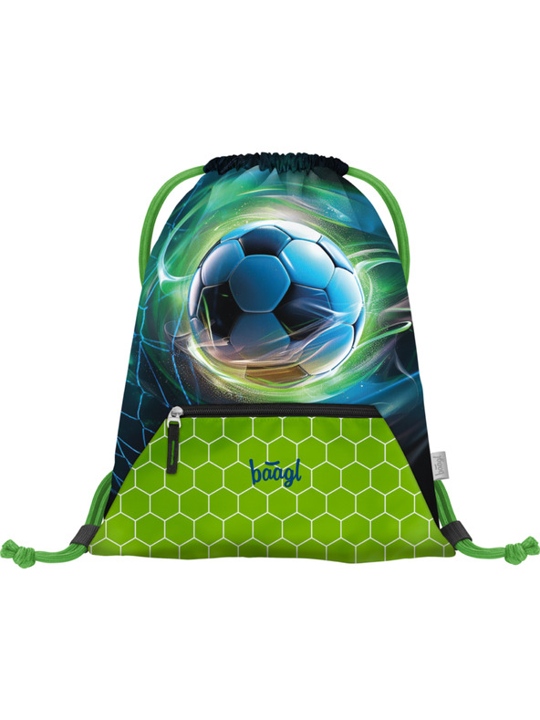 BAAGL  BAAGL SET 3 Zippy plus Fußball: Schulranzen, Federmäppchen, Beutel