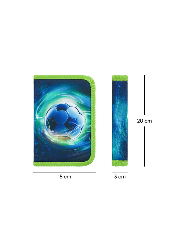 BAAGL  BAAGL SET 3 Zippy plus Fußball: Schulranzen, Federmäppchen, Beutel