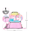 BAAGL  BAAGL SET 3 Zippy plus Regenbogen Einhorn: Schulranzen, Federtasche, Beutel