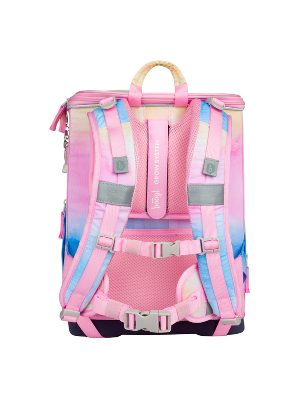 BAAGL  BAAGL SET 3 Zippy plus Regenbogen Einhorn: Schulranzen, Federtasche, Beutel