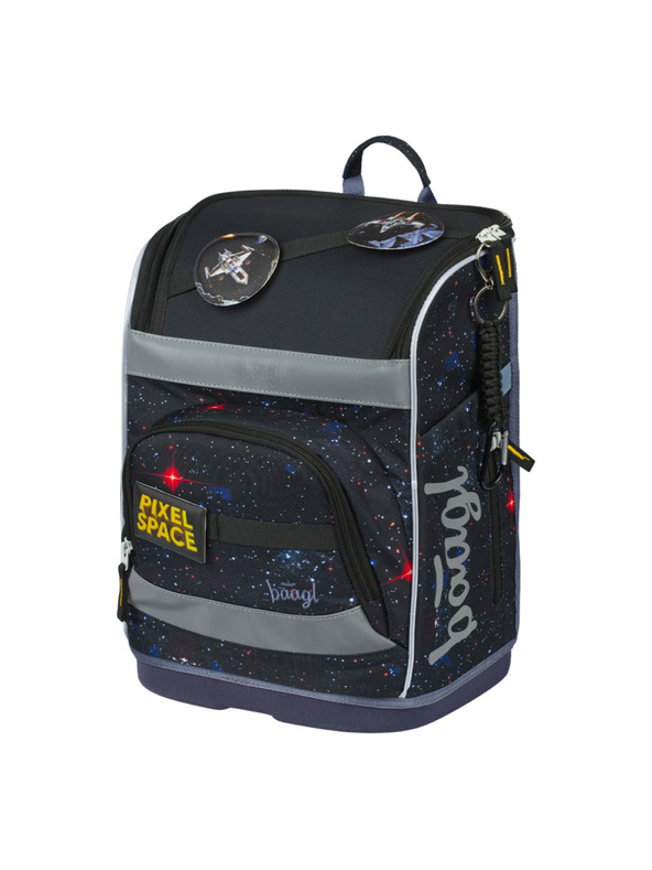 BAAGL  BAAGL SET 3 Zippy plus Pixel Space: Schulranzen, Federmäppchen, Beutel