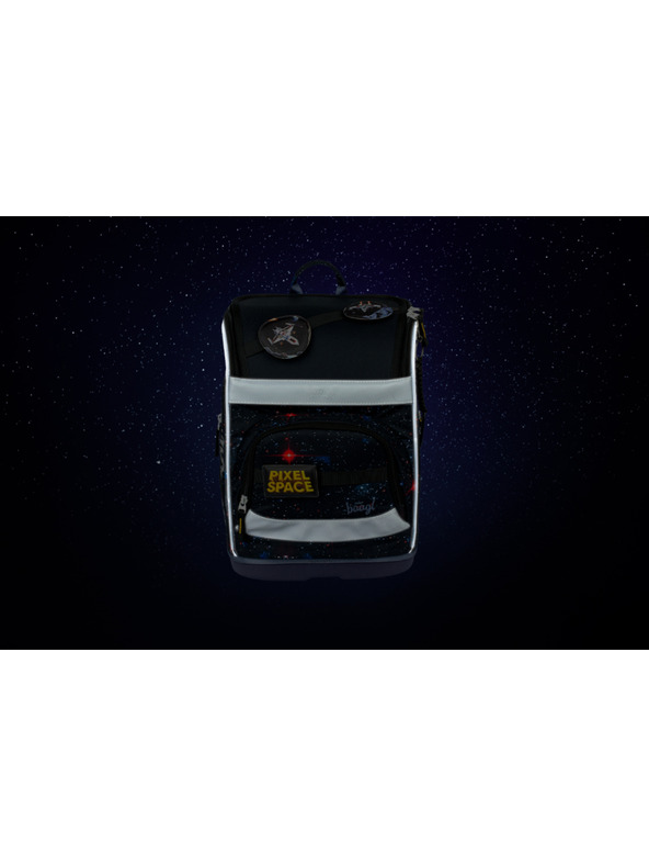 BAAGL  BAAGL SET 3 Zippy plus Pixel Space: Schulranzen, Federmäppchen, Beutel