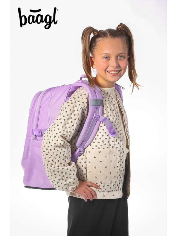 BAAGL  BAAGL Schulrucksack Core Lavendel