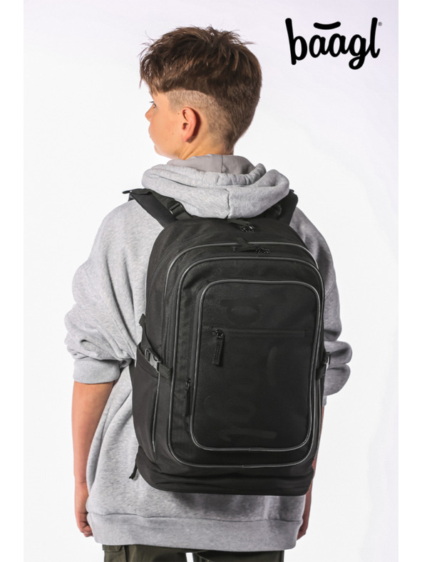 BAAGL  BAAGL Schulrucksack Cubic Uni Schwarz