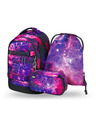 BAAGL  BAAGL SET 3 Skate max Galaxy: Rucksack, Federmäppchen, Beutel