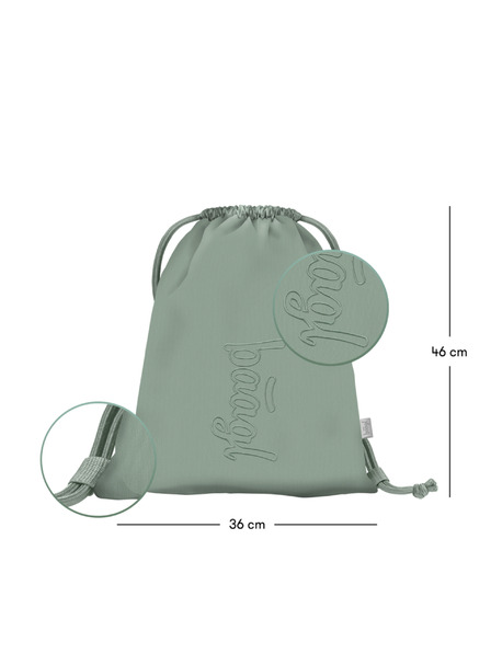 BAAGL  BAAGL SET 3 Skate max Mint: Rucksack, Federmäppchen, Beutel