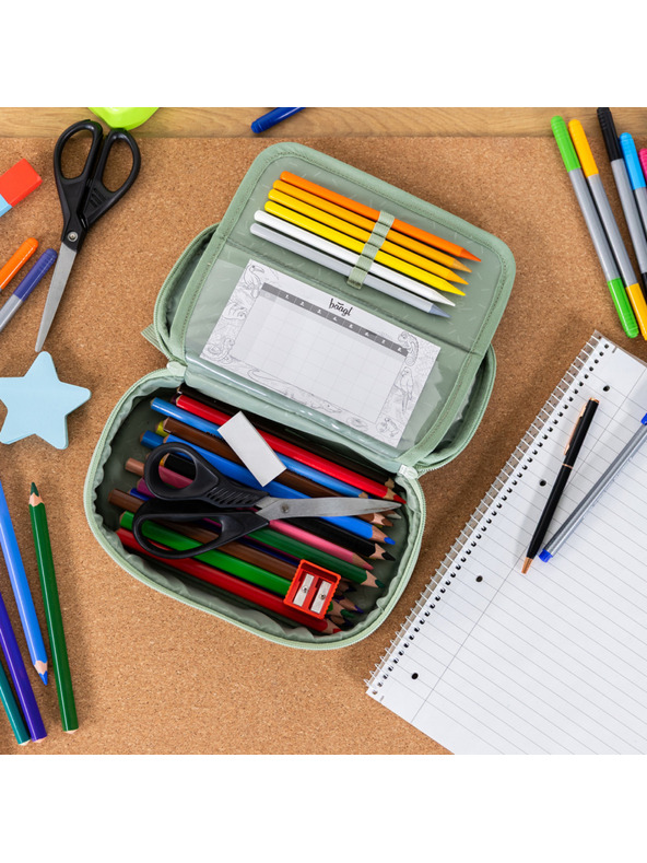 BAAGL  BAAGL SET 3 Skate max Mint: Rucksack, Federmäppchen, Beutel