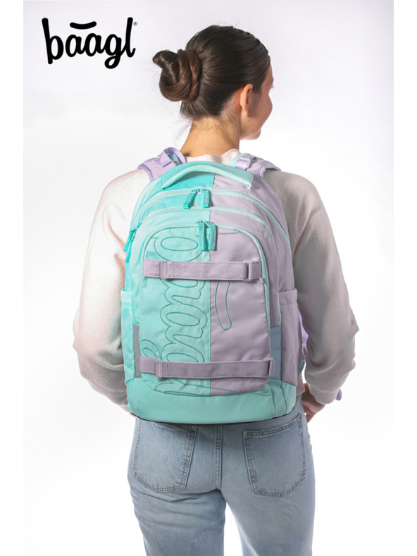 BAAGL  BAAGL SET 3 Skate max Sweet: Rucksack, Federtasche, Beutel