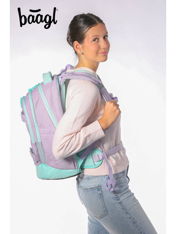 BAAGL  BAAGL SET 3 Skate max Sweet: Rucksack, Federtasche, Beutel