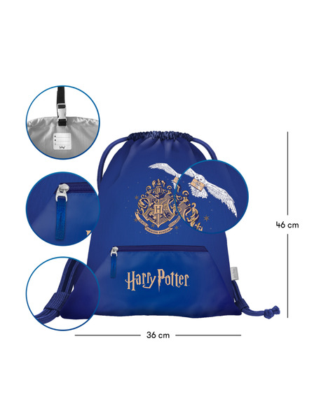 BAAGL  BAAGL SET 3 Airy Hogwarts Hedwig: Rucksack, Federmäppchen, Beutel