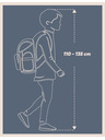 BAAGL  BAAGL SET 3 Airy Hogwarts Hedwig: Rucksack, Federmäppchen, Beutel