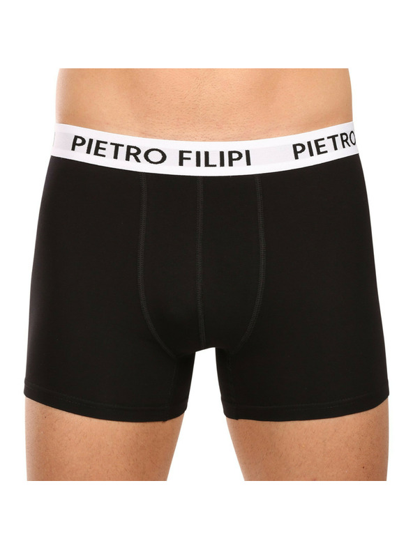 Pietro Filipi Herren-Geschenkset Dreier-Set - Boxershorts und Dreier-Set - Socken Pietro Filipi schwarz