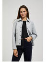 Moodo Hellgraue Hemdjacke