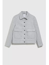 Moodo Hellgraue Hemdjacke