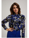 Moodo Bunte Bluse mit Volant