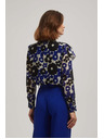 Moodo Bunte Bluse mit Volant