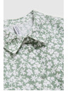 Moodo Gemusterte Bluse zum Binden