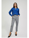 Moodo Blaue glänzende Bluse von Moodo