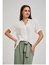 Moodo Weiße transparente Bluse von Moodo