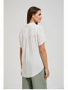 Moodo Weiße transparente Bluse von Moodo