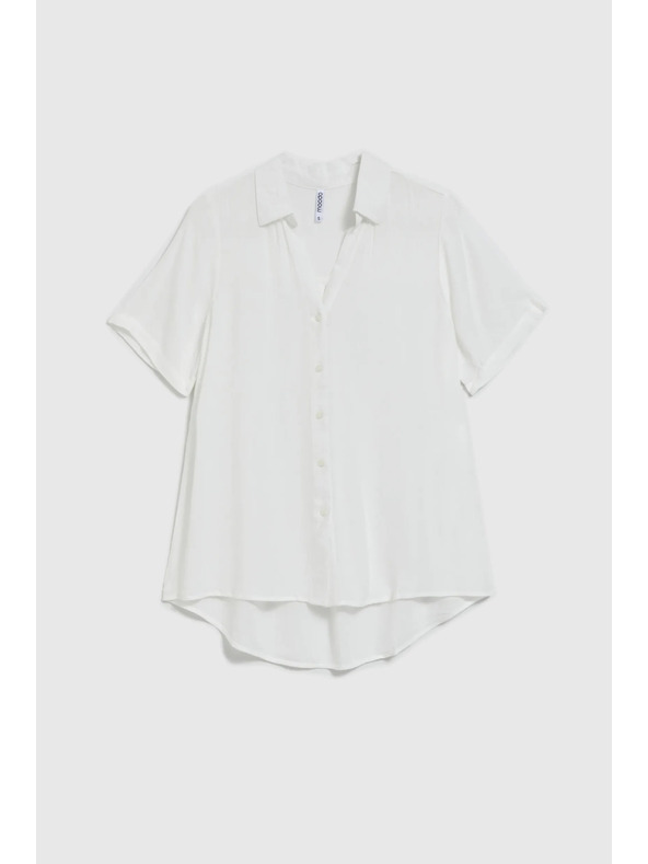 Moodo Weiße transparente Bluse von Moodo