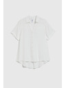 Moodo Weiße transparente Bluse von Moodo