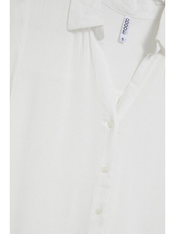 Moodo Weiße transparente Bluse von Moodo