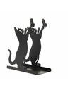 Casa de Engel Metallständer für Servietten mit Katze, 12/48