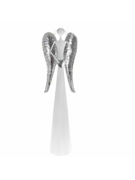 Casa de Engel Metallischer Engel mit Herz, mit LED-Licht, 6/12