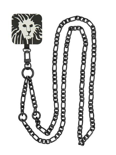 Anne Klein Schwarze Handykette mit Metallkettenriemen Anne Klein WK/4023BKBK