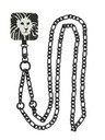 Anne Klein Schwarze Handykette mit Metallkettenriemen Anne Klein WK/4023BKBK