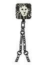 Anne Klein Schwarze Handykette mit Metallkettenriemen Anne Klein WK/4023BKBK
