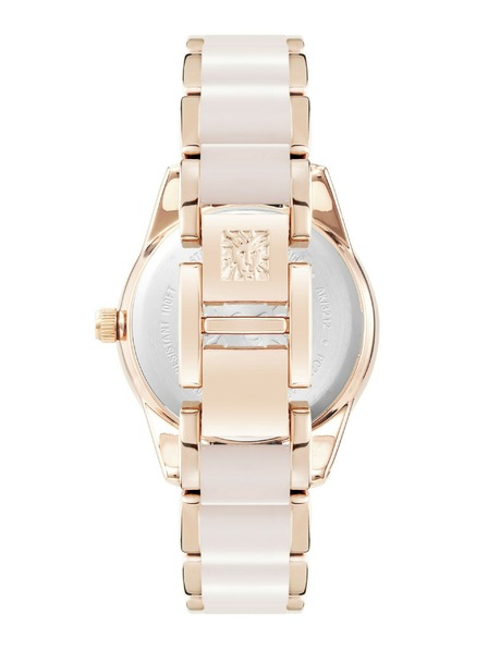 Anne Klein Runde Damenuhr Anne Klein AK/3214LPRG