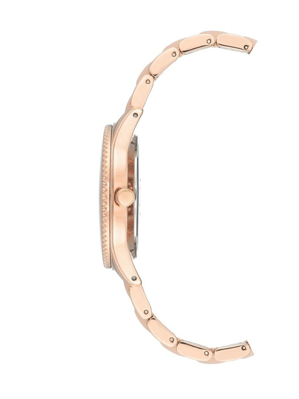 Anne Klein Runde Damenuhr Anne Klein AK/3214LPRG