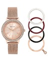 Anne Klein Geschenkset mit Uhr und Ersatzlünetten Anne Klein AK/3166INST