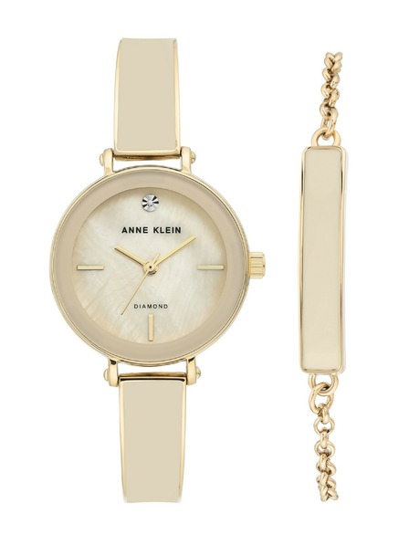 Anne Klein Geschenkset mit Uhr und Armband Anne Klein AK/3620CRST