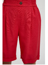 Moodo Rote Leinenshorts