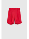 Moodo Rote Leinenshorts