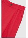 Moodo Rote Leinenshorts