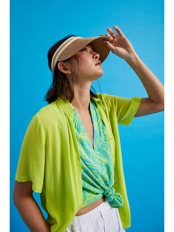 Moodo Grünes Top ärmellos