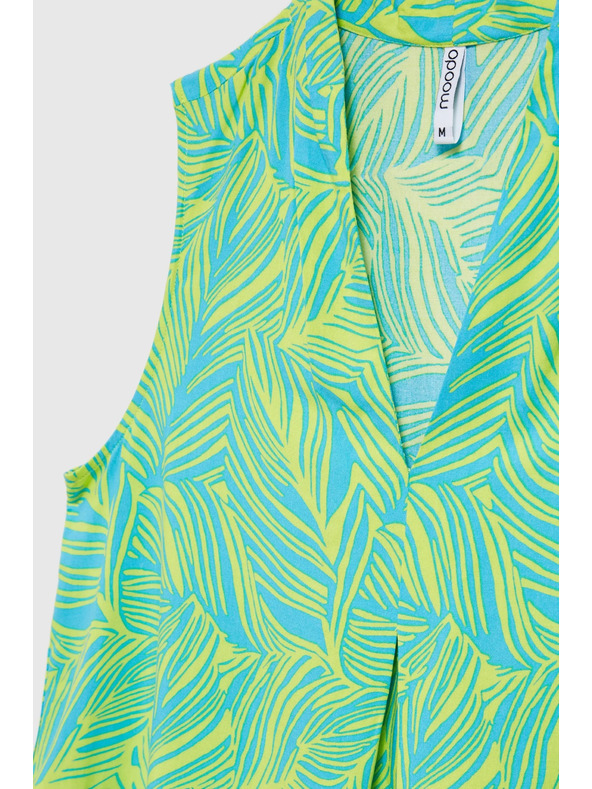 Moodo Grünes Top ärmellos