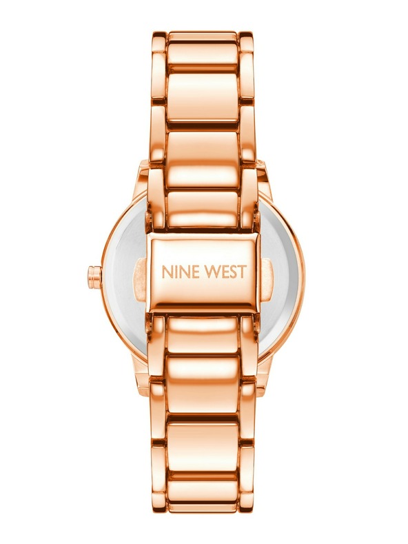 Nine West	 Nine West Damenarmbanduhr rund NW/2596FLRG