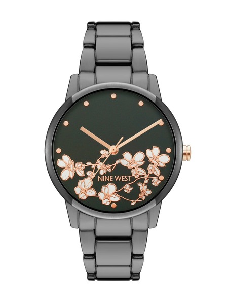 Nine West	 Nine West Damenarmbanduhr rund NW/2597FLGY