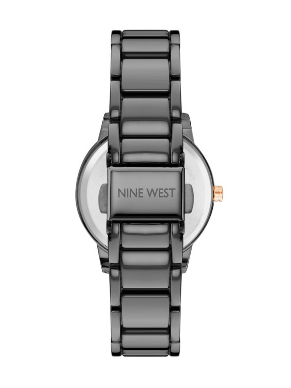 Nine West	 Nine West Damenarmbanduhr rund NW/2597FLGY